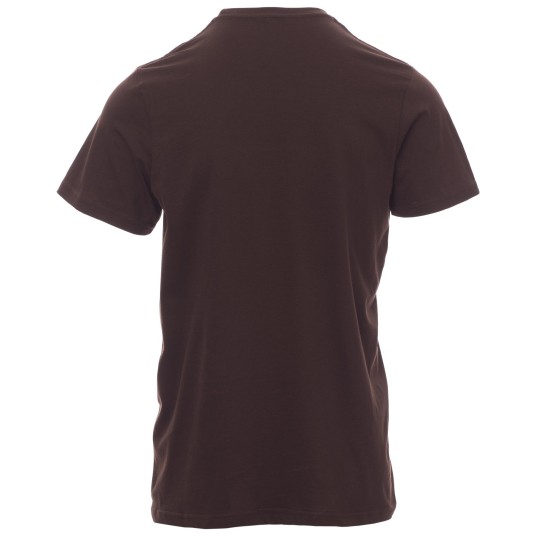 KOSZULKA T-SHIRT KRÓTKI RĘKAW SUNSET - BRĄZOWY