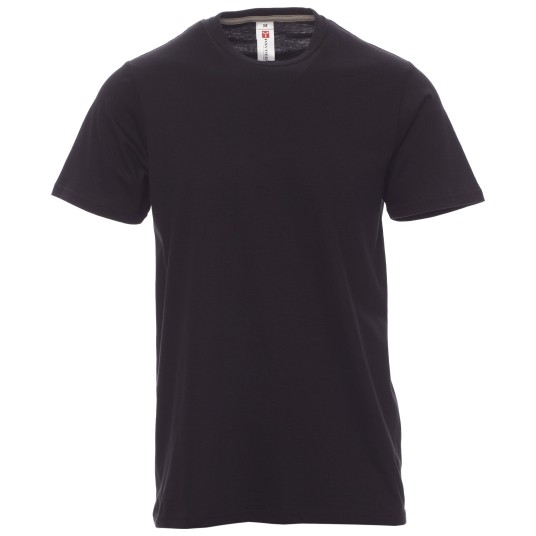 KOSZULKA T-SHIRT KRÓTKI RĘKAW SUNSET - CZARNY