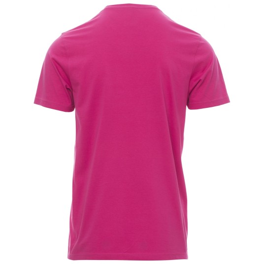 KOSZULKA T-SHIRT KRÓTKI RĘKAW SUNSET - FUKSJOWY