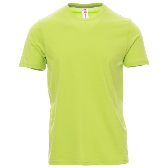 KOSZULKA T-SHIRT KRÓTKI RĘKAW SUNSET - JASKRAWOZIELONY