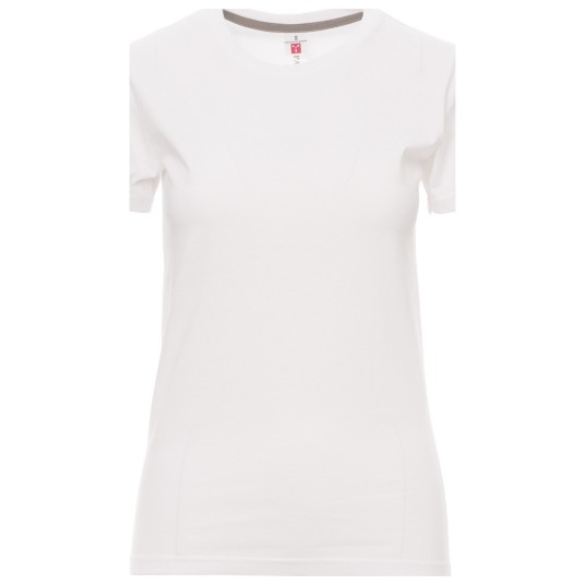 KOSZULKA T-SHIRT KRÓTKI RĘKAW SUNSET LADY - BIAŁY