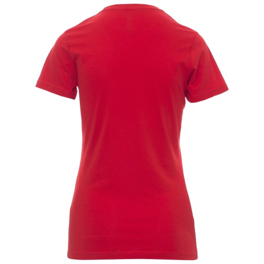 KOSZULKA T-SHIRT KRÓTKI RĘKAW SUNSET LADY - CZERWONY