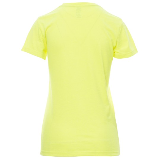 KOSZULKA T-SHIRT KRÓTKI RĘKAW SUNSET LADY FLUO - ŻÓŁTY FLUO