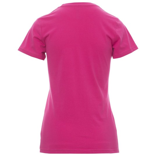 KOSZULKA T-SHIRT KRÓTKI RĘKAW SUNSET LADY - FUKSJOWY