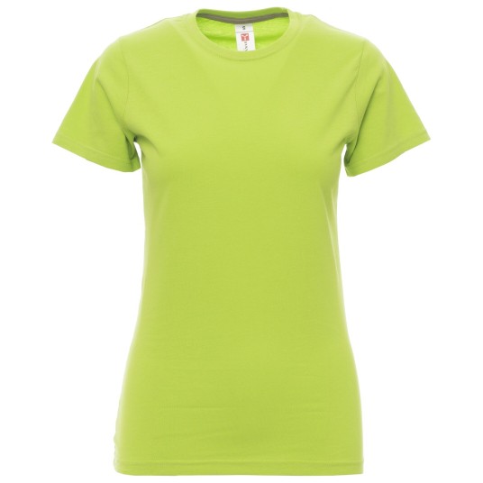 KOSZULKA T-SHIRT KRÓTKI RĘKAW SUNSET LADY - JASKRAWOZIELONY