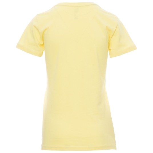 KOSZULKA T-SHIRT KRÓTKI RĘKAW SUNSET LADY - JASNOLIMONKOWY