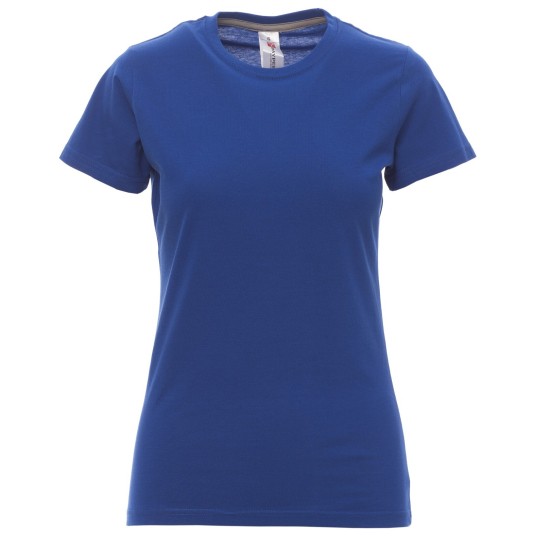 KOSZULKA T-SHIRT KRÓTKI RĘKAW SUNSET LADY - KRÓLEWSKI NIEBIESKI