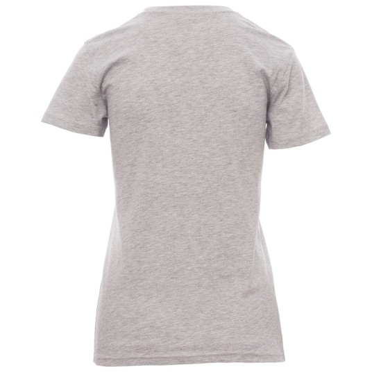 KOSZULKA T-SHIRT KRÓTKI RĘKAW SUNSET LADY MELANGE - SZARY MELANŻ