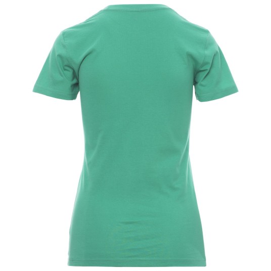 KOSZULKA T-SHIRT KRÓTKI RĘKAW SUNSET LADY - SZMARAGDOWY ZIELONY