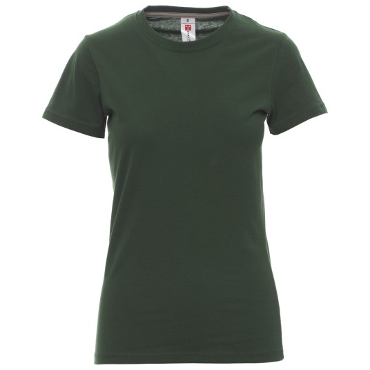 KOSZULKA T-SHIRT KRÓTKI RĘKAW SUNSET LADY - ZIELONY