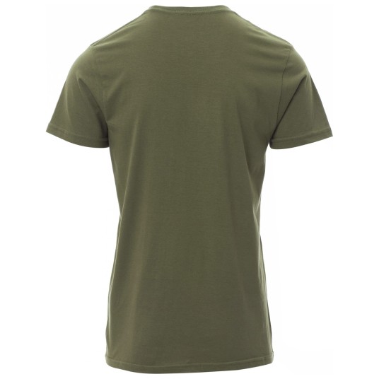 KOSZULKA T-SHIRT KRÓTKI RĘKAW SUNSET - ZIELONY WOJSKOWY