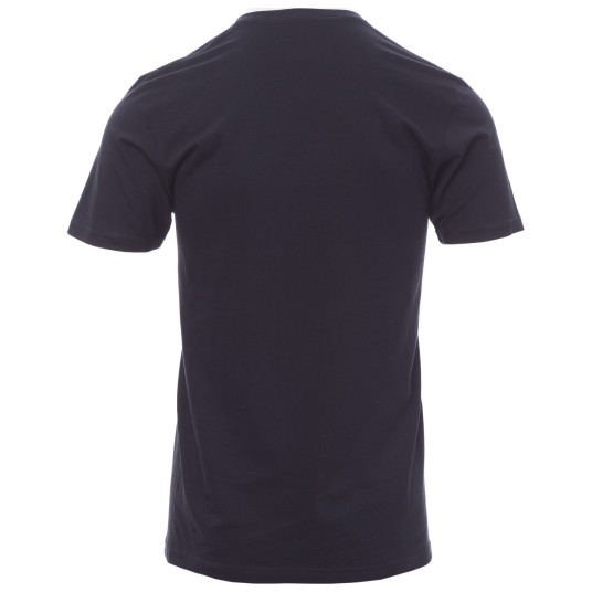 KOSZULKA T-SHIRT KRÓTKI RĘKAW V-NECK - GRANATOWY