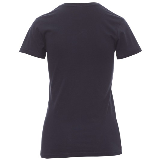 KOSZULKA T-SHIRT KRÓTKI RĘKAW V-NECK LADY - GRANATOWY