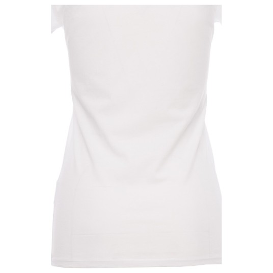 KOSZULKA T-SHIRT KRÓTKI RĘKAW YOUNG LADY - BIAŁY