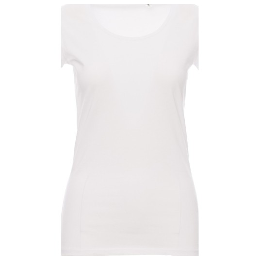 KOSZULKA T-SHIRT KRÓTKI RĘKAW YOUNG LADY - BIAŁY