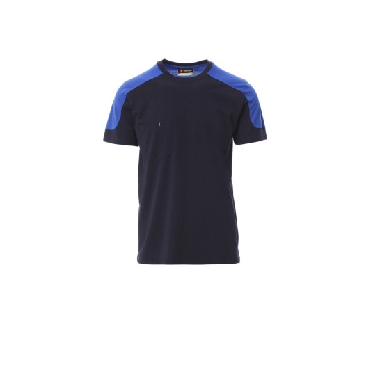 KOSZULKA T-SHIRT MĘSKA CORPORATE - GRANATOWY/KRÓLEWSKI NIEBIESKI
