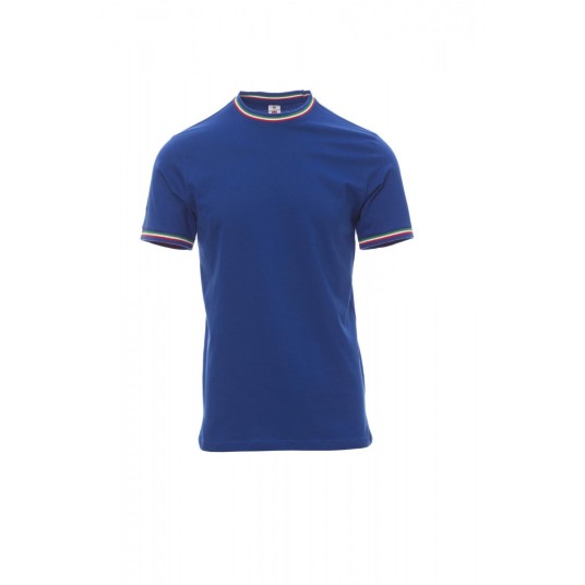 KOSZULKA T-SHIRT MĘSKA FLAG - KRÓLEWSKI NIEBIESKI/WŁOCHY