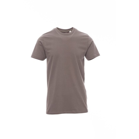 KOSZULKA T-SHIRT MĘSKA FREE - SZARY STALOWY