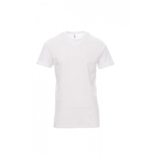 KOSZULKA T-SHIRT MĘSKA PRINT - BIAŁY
