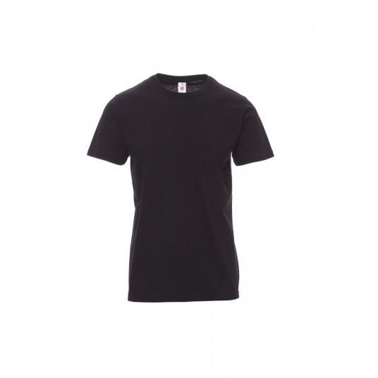 KOSZULKA T-SHIRT MĘSKA PRINT - CZARNY