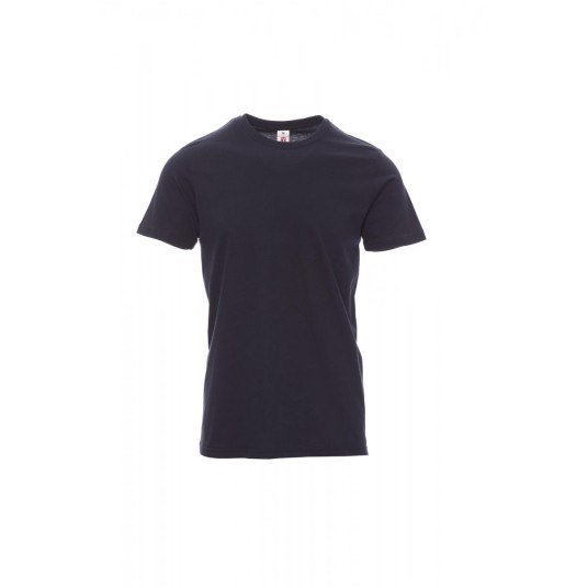 KOSZULKA T-SHIRT MĘSKA PRINT - GRANATOWY