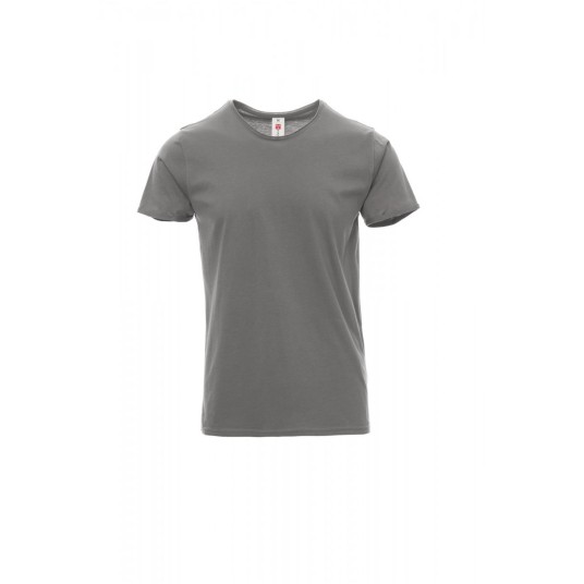 KOSZULKA T-SHIRT MĘSKA SOUND+ - SZARY STALOWY