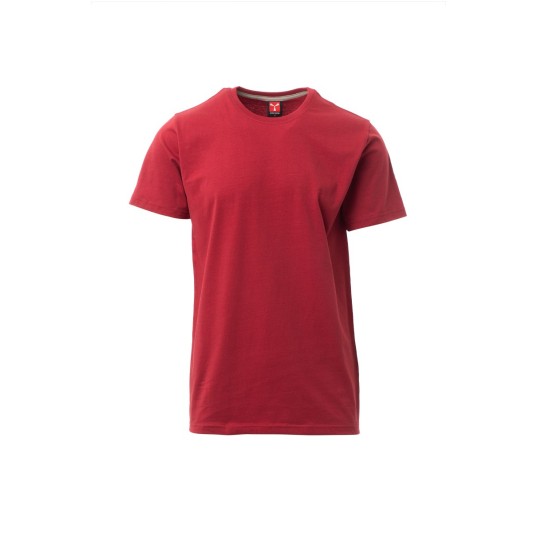 KOSZULKA T-SHIRT MĘSKA SUNRISE - BORDOWY