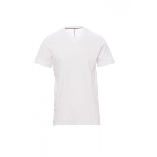 KOSZULKA T-SHIRT MĘSKA SUNSET - BIAŁY