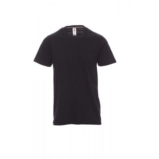 KOSZULKA T-SHIRT MĘSKA SUNSET - CZARNY