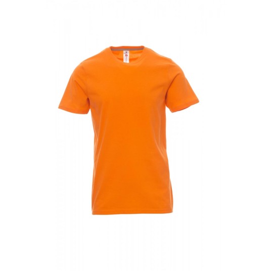 KOSZULKA T-SHIRT MĘSKA SUNSET - POMARAŃCZOWY