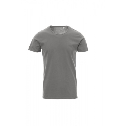 KOSZULKA T-SHIRT MĘSKA YOUNG - SZARY STALOWY
