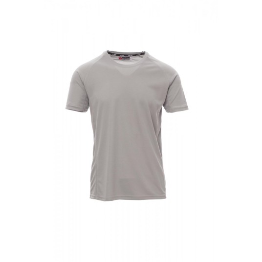 KOSZULKA T-SHIRT SPORTOWA MĘSKA RUNNER - JASNOSZARY