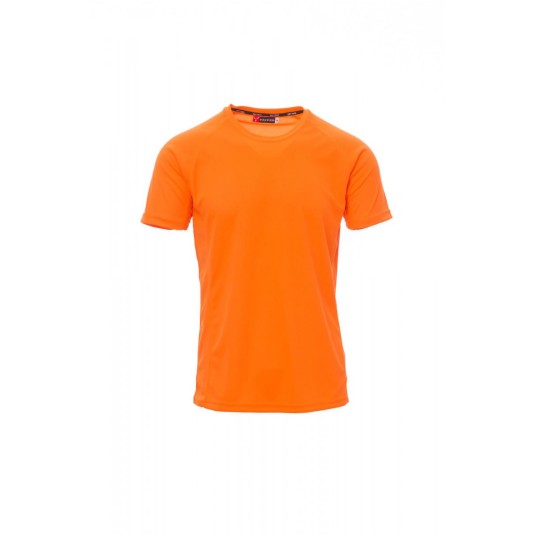 KOSZULKA T-SHIRT SPORTOWA MĘSKA RUNNER - POMARAŃCZOWY FLUO