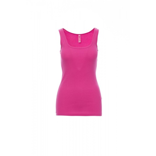 KOSZULKA TOP DAMSKA LOOK - FUKSJOWY