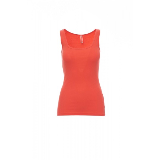 KOSZULKA TOP DAMSKA LOOK - ŻYWY KORALOWY