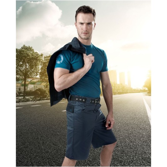 KRÓTKIE SPODENKI 4TECH 04 - SZARO-CZARNY