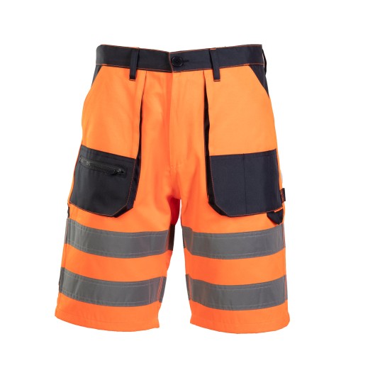 KRÓTKIE SPODENKI BRIXTON FLASH - POMARAŃCZOWY