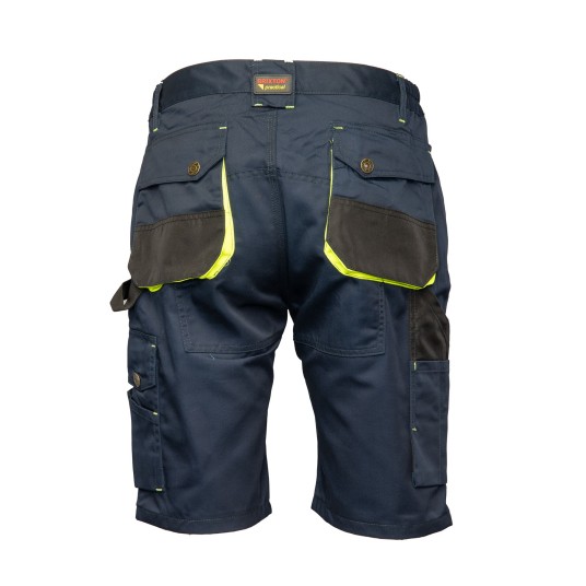 KRÓTKIE SPODENKI BRIXTON PRACTICAL - GRANATOWY/ŻÓŁY