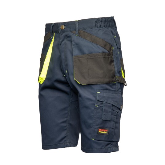 KRÓTKIE SPODENKI BRIXTON PRACTICAL - GRANATOWY/ŻÓŁY