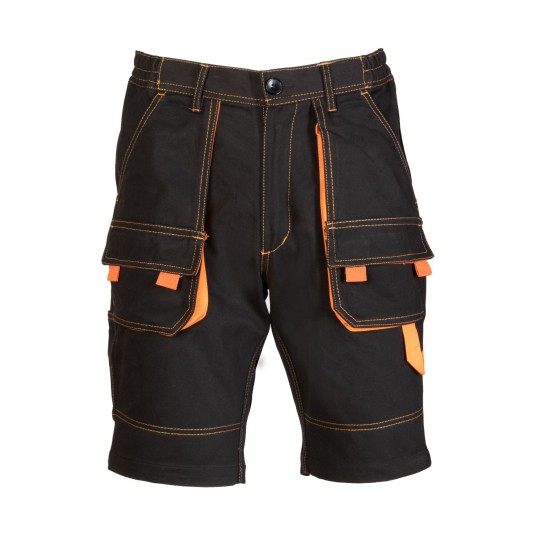 KRÓTKIE SPODENKI BRIXTON SPARK - GRANATOWY-POMARAŃCZOWY