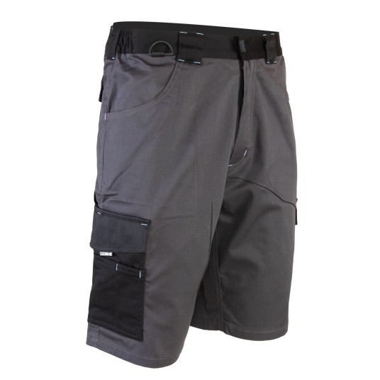 KRÓTKIE SPODENKI SEVEN KINGS DRIVE - STALOWY