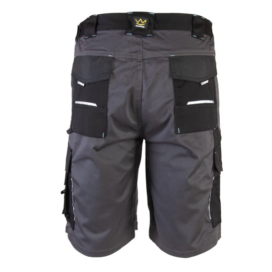 KRÓTKIE SPODENKI SEVEN KINGS DRIVE - STALOWY