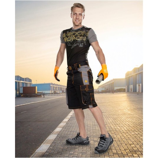 KRÓTKIE SPODENKI VISION 04 - CZARNY