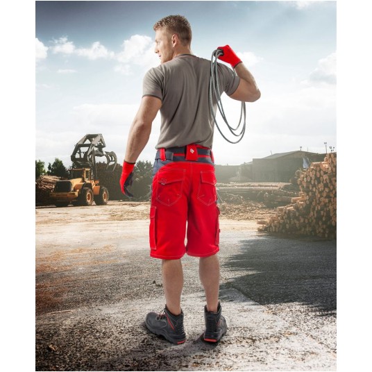 KRÓTKIE SPODENKI VISION 04 - CZERWONY