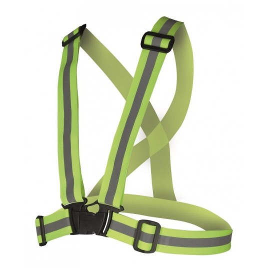 KRZYŻ ODBLASKOWY REF 701 CROSS- SZELKI HI-VIZ ŻÓŁTY