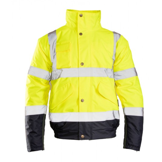 KURTKA BENEFIT HI VI - ŻÓŁTY