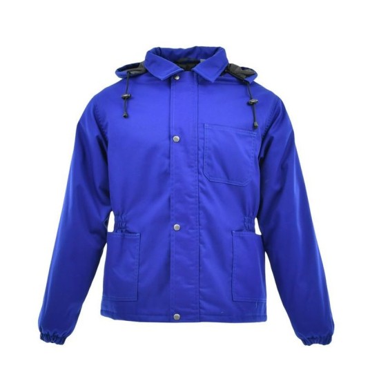 KURTKA DŁUGA OCIEPLANA BASIC WINTER DOKER NIEBIESKI