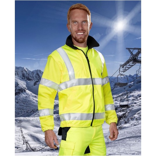 KURTKA HI-VIZ 4/1 - ŻÓŁTO-NIEBIESKI