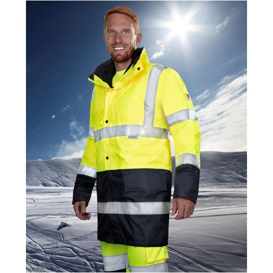 KURTKA HI-VIZ 4/1 - ŻÓŁTO-NIEBIESKI