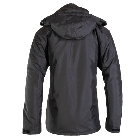 KURTKA OCIEPLANA BENEFIT AL - CZARNY